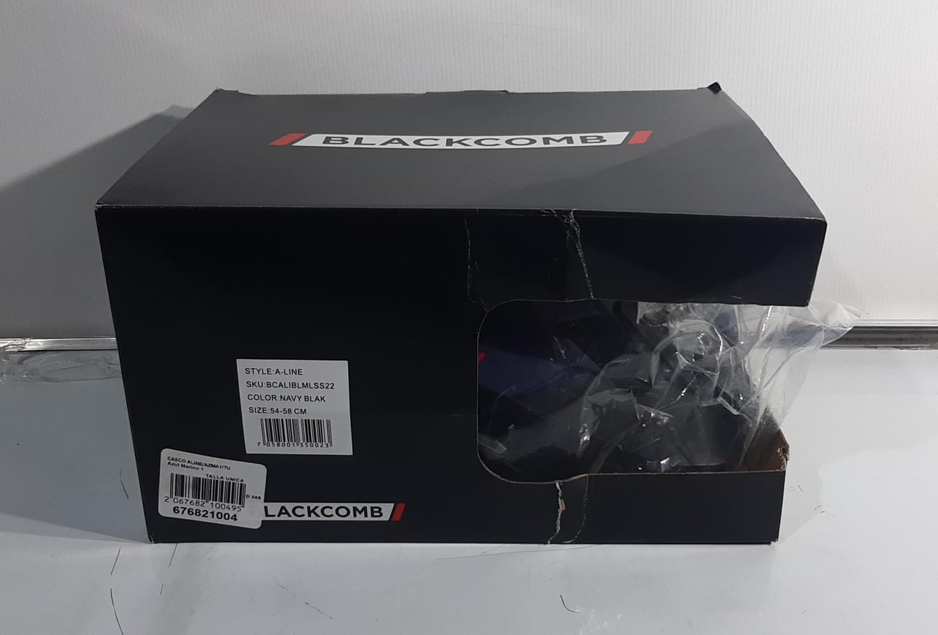 Casco De Bicicleta Blackcomb A-Line Azul Marino 54-58Cm