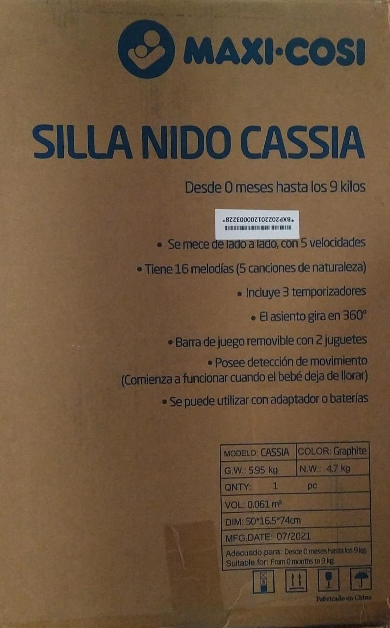 Silla Nido Maxi-Cosi Cassia Graphite