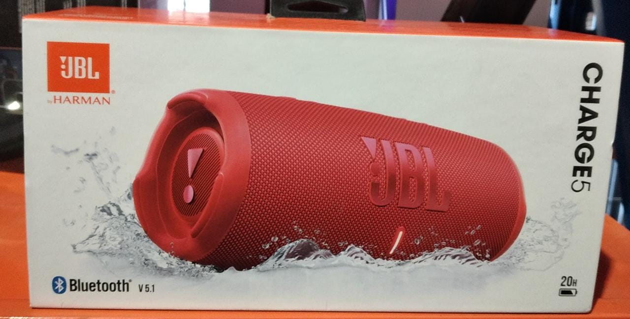 Parlante Jbl Charge 5 Bluetooth Rojo V5.1