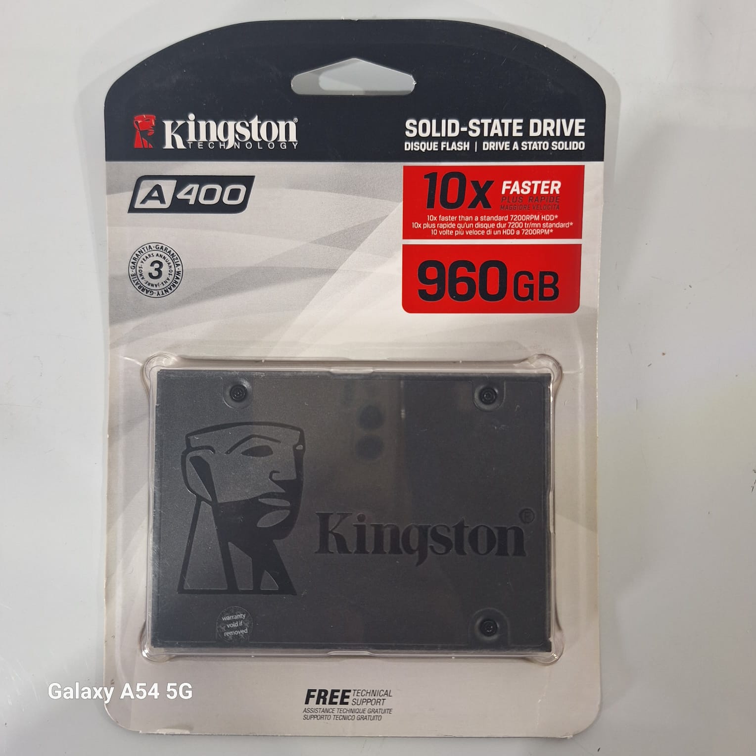Disco Solido Ssd Interno Kingston A400 960Gb [Openbox] [Wl]
