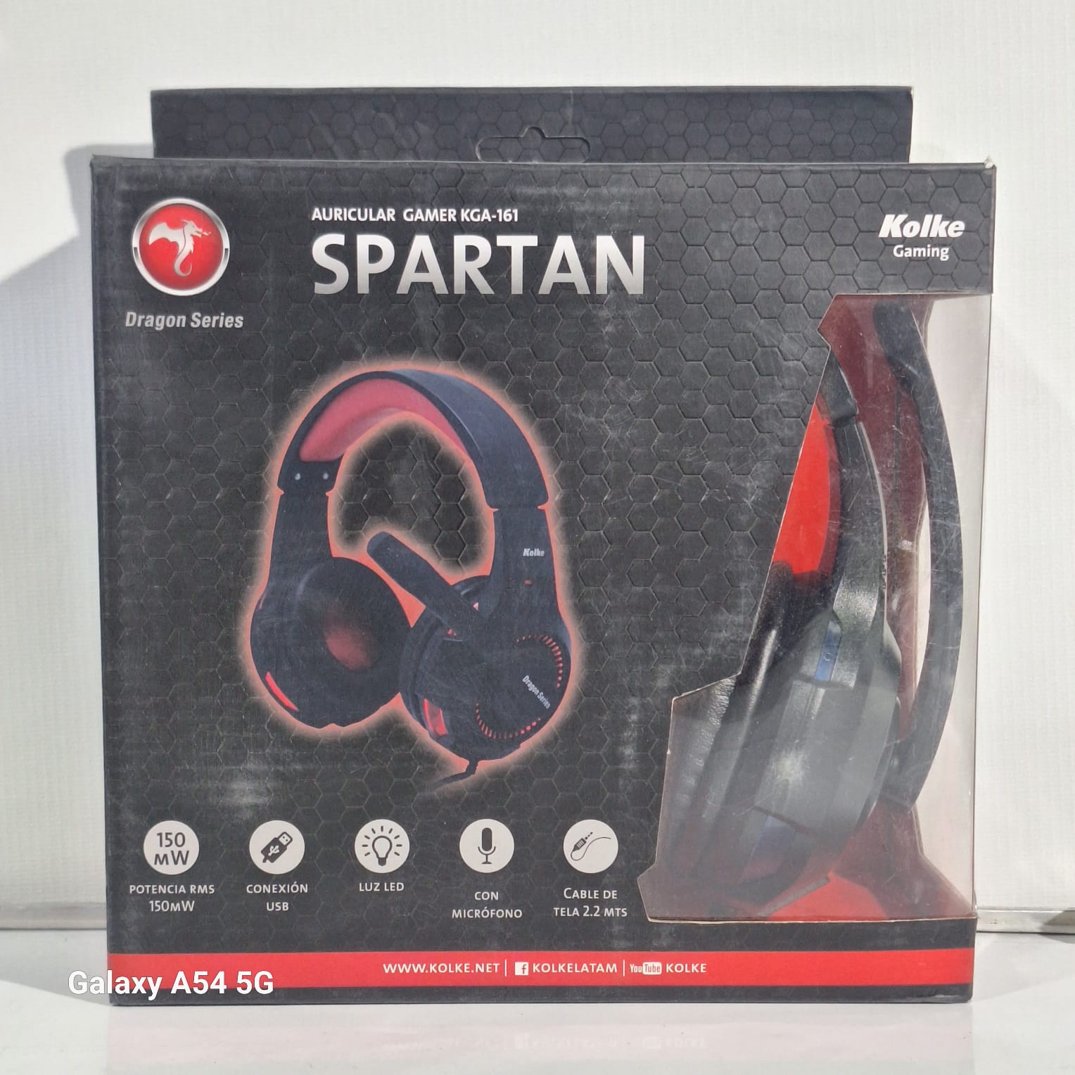 Audifono Gamar Spartan Kolke Kgaca-161 Negro