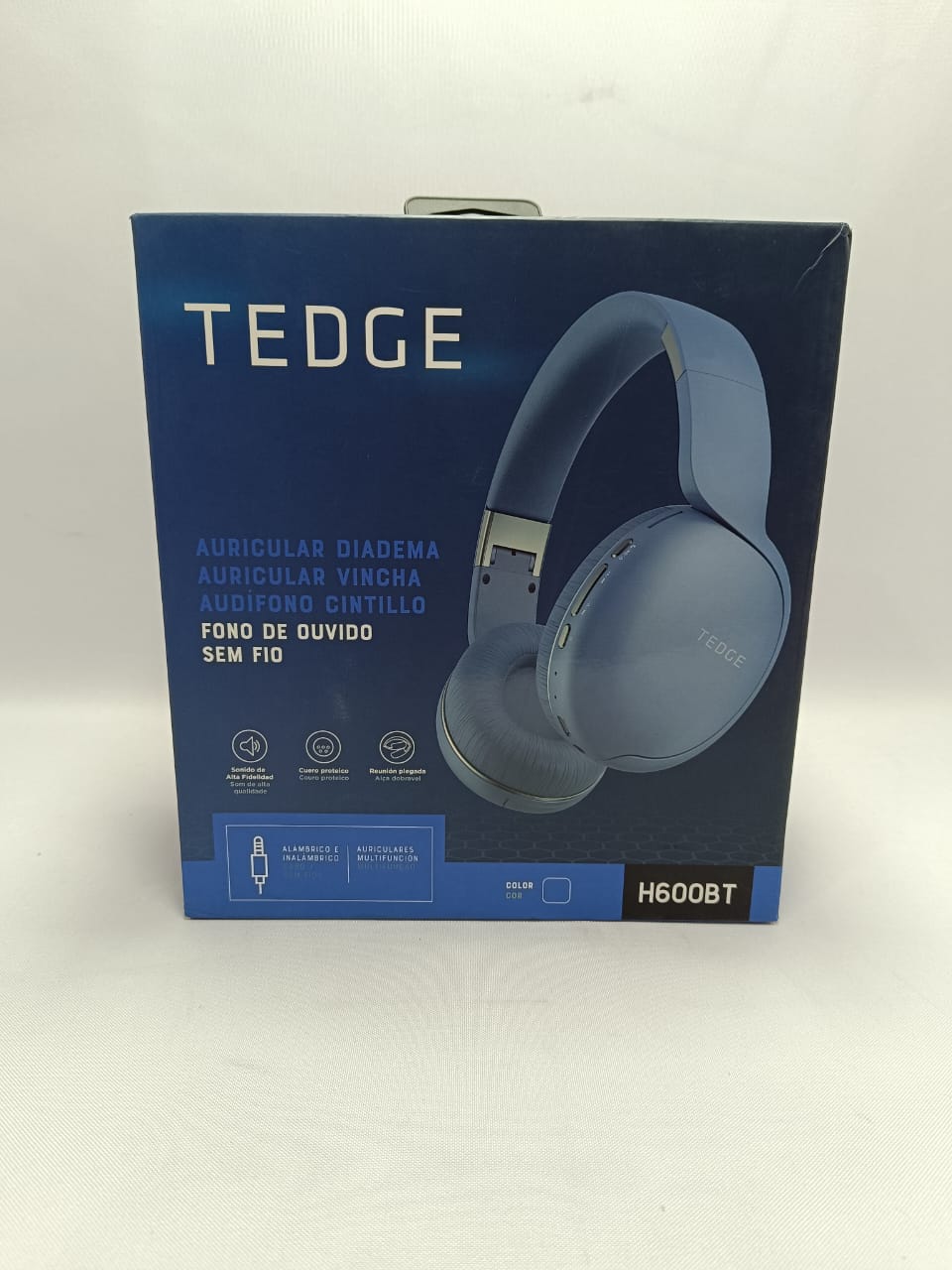 Audífonos Cintillo Tedge H600Bt Azul