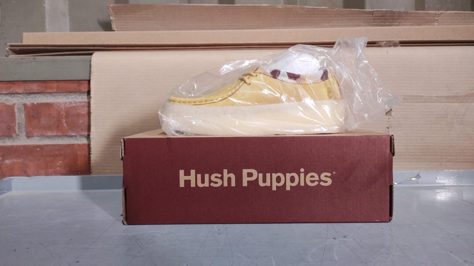 Zapato Cuero Mujer Recife Hush Puppies Talla 35 Yellow [NW]