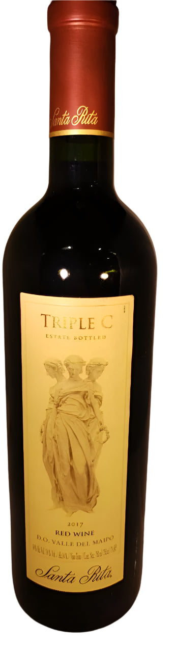 Vino Tinto Triple C Santa Rita Red Wine Valle Del Maipo 750 Ml 1 Botella 2021