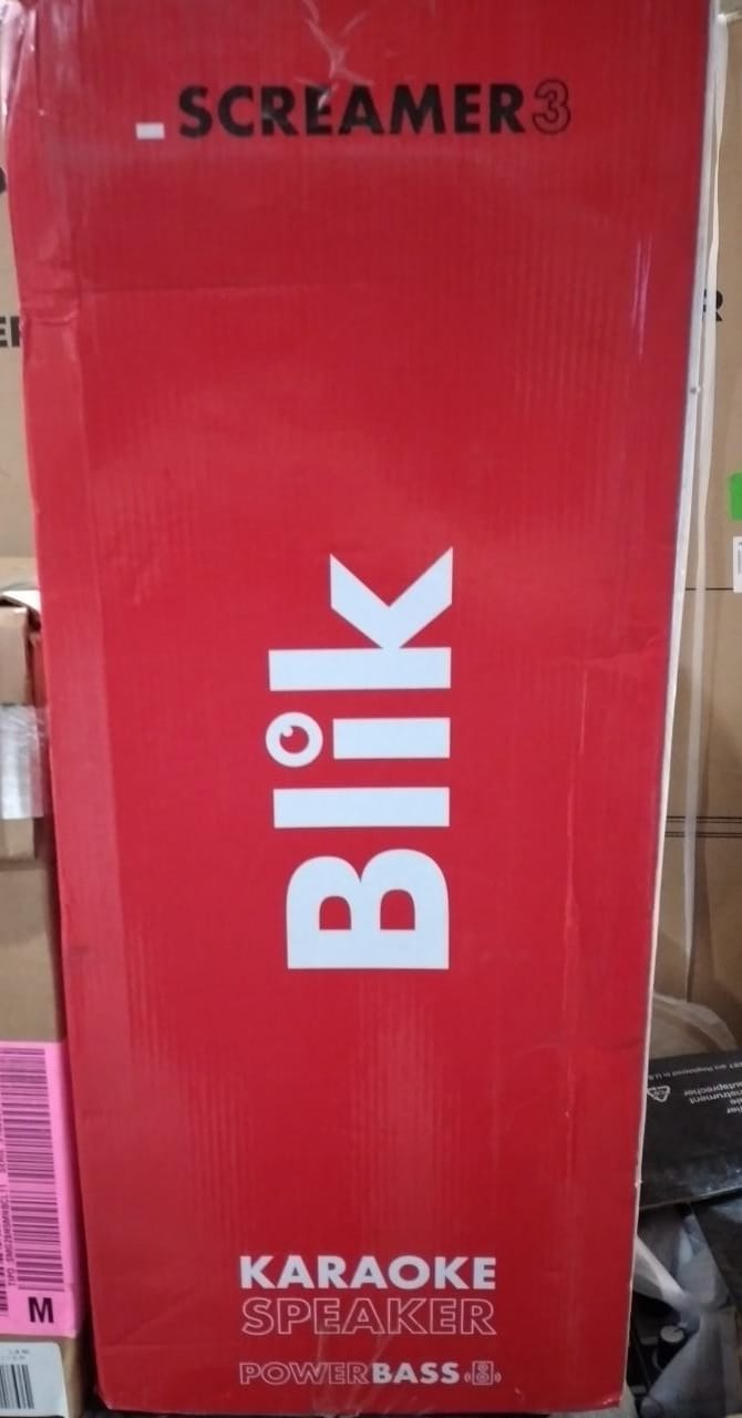 Parlante Blik Screamer3 3 Karaoke Speaker Powerbass