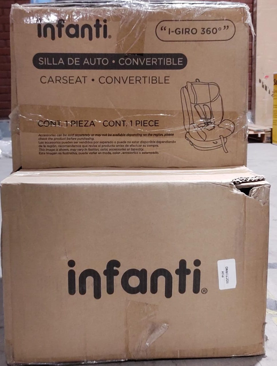 Silla De Auto Convertible Infanti I-Giro 360 Light Grey 1 Unisex