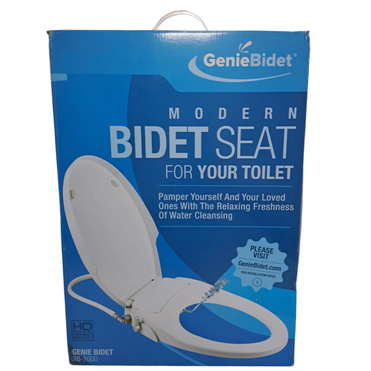 Asiento Para Inodoro Genie Bidet Rb-1000 Blanco