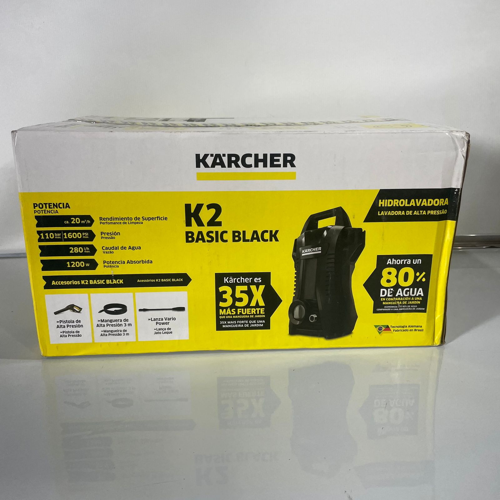 Hidro lavadora Karcher K2 Basic De Alta Presión Negro [Open box] [Wl]