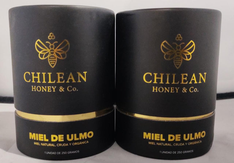 Pack de 2 miel de ulmo 250g empaque premium chilean honey