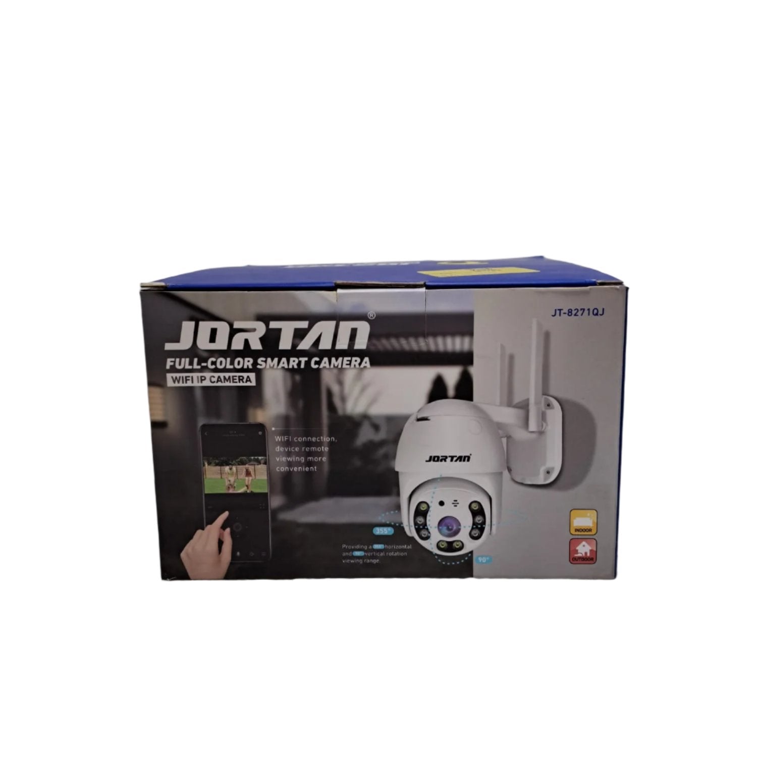 Camara Ip Exterior Jortan Hd Smart Wifi Anti Agua App Yoosee Jt-8271Qj Blanco