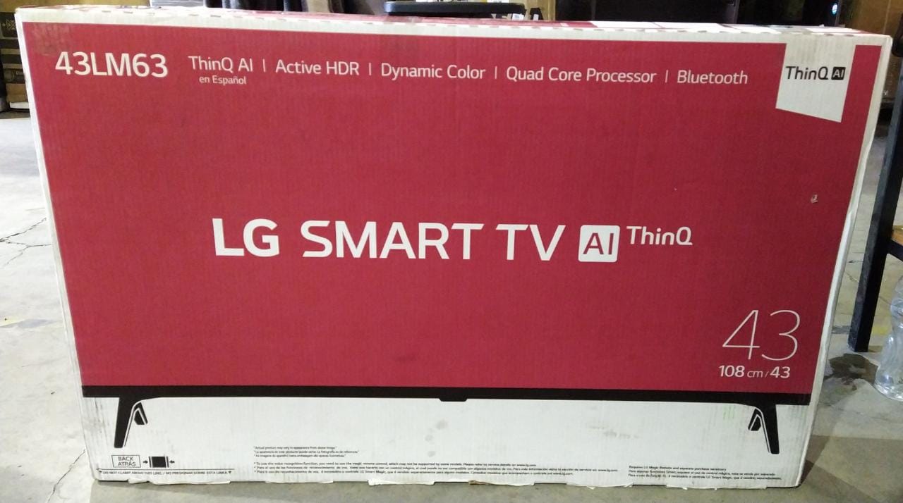 Televisor 43" Lg Smart Tv Al Thinq / 43Lm63 [Openbox][wall]