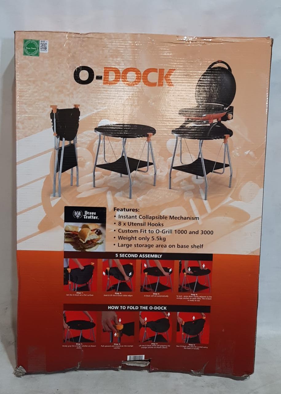 Mesa plegable para parrillas portátiles O-Dock [Openbox]