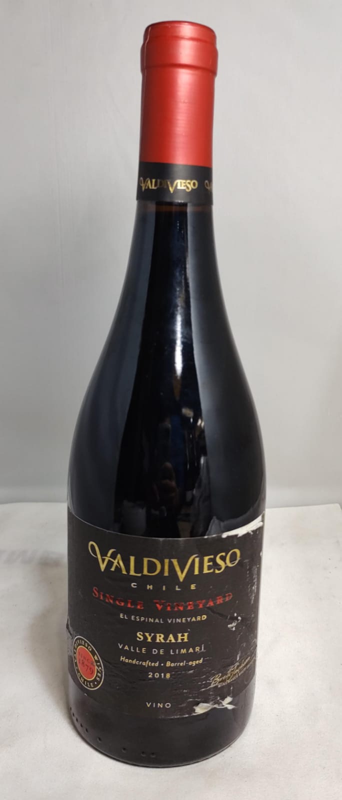 Vino valdivieso single vineyard syrah 2018 750cc