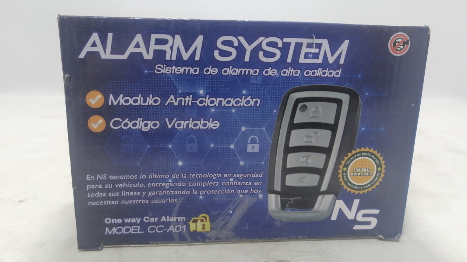 Alarma De Auto Ns Cogigo Variable  Alta Calidad  / Cc-A01