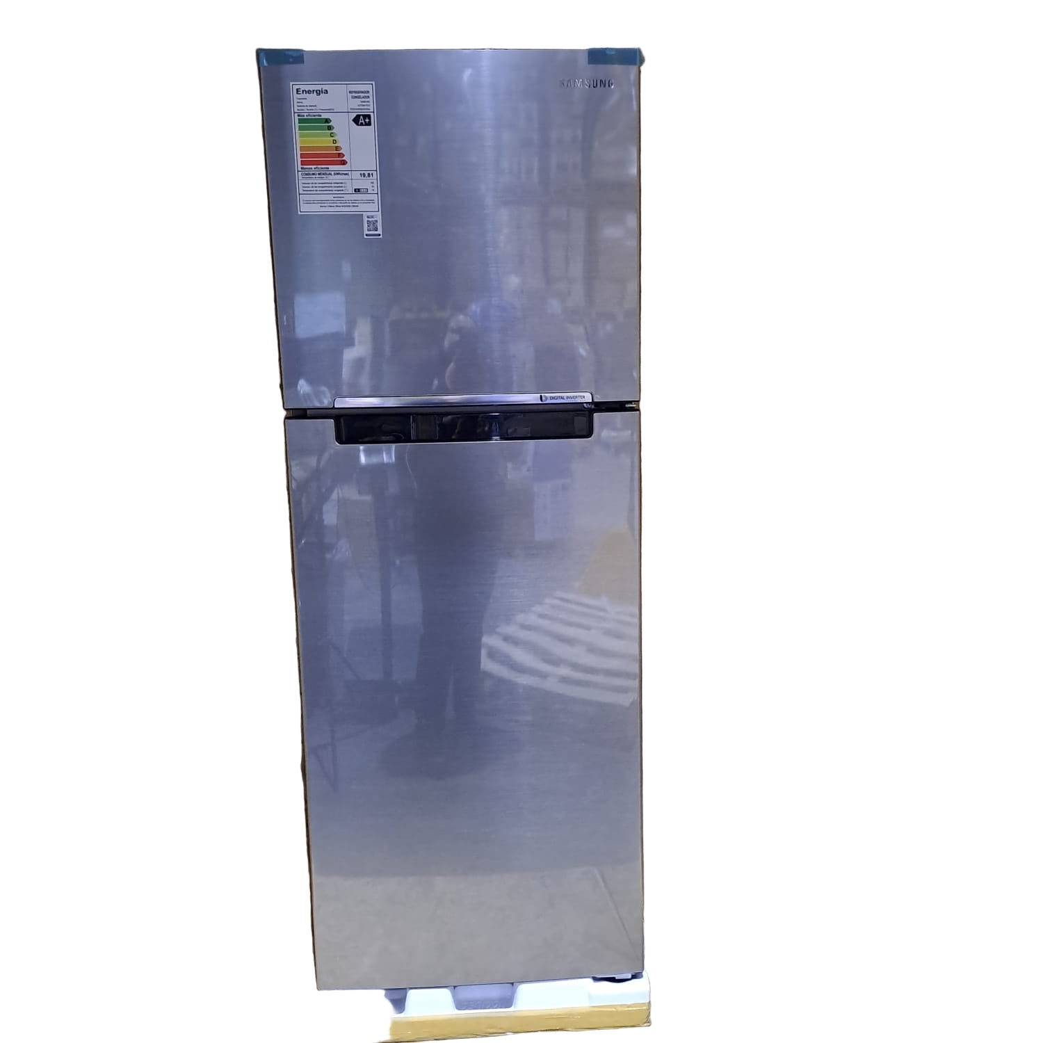 REFRIGERADOR / CONGELADOR SAMSUNG RT22FARADS8 SIST DESHIELO AUTOMATICO GRIS 236 LTRS