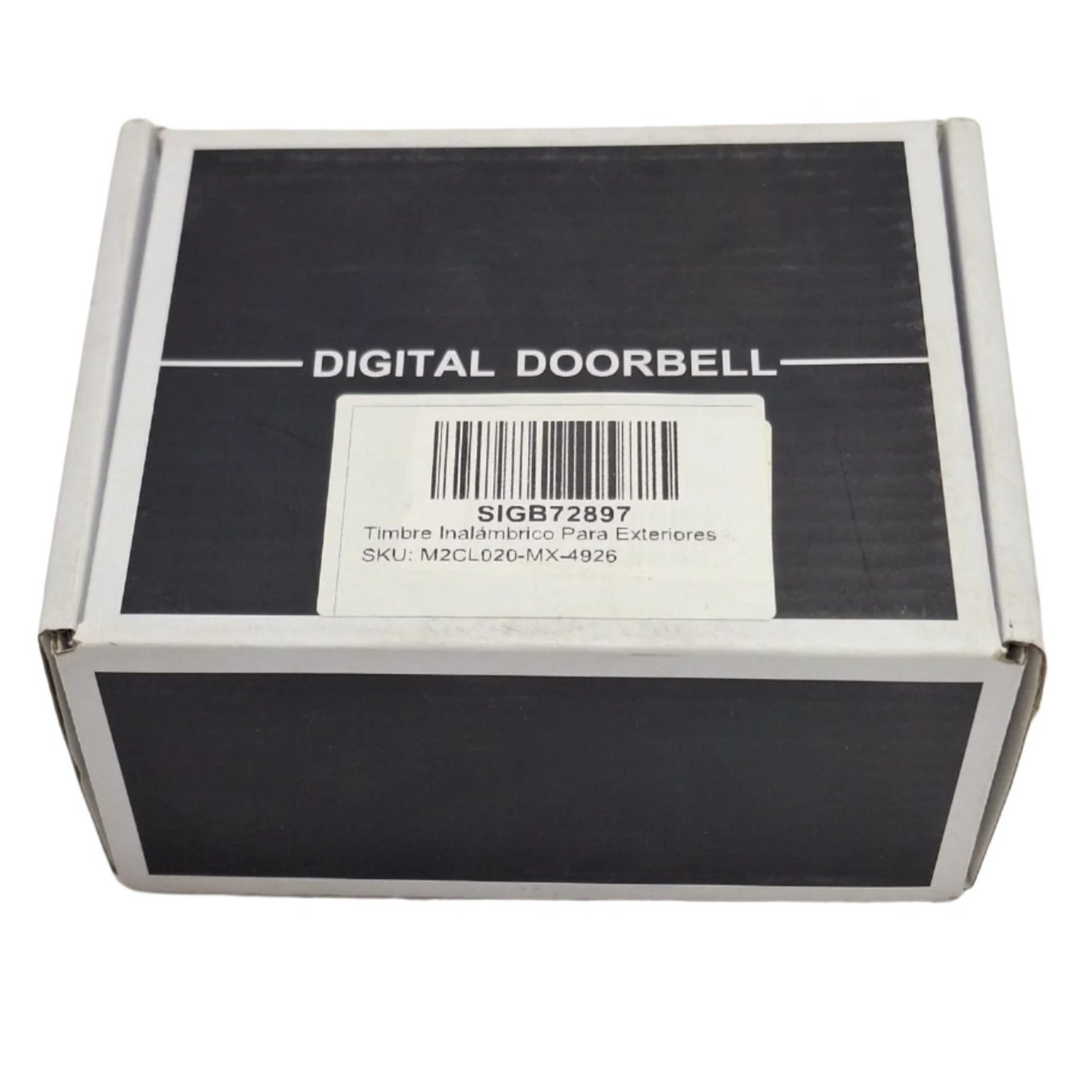 Timbre Inalambrico Para Exterior Cacazi Digital Doorbell Negro