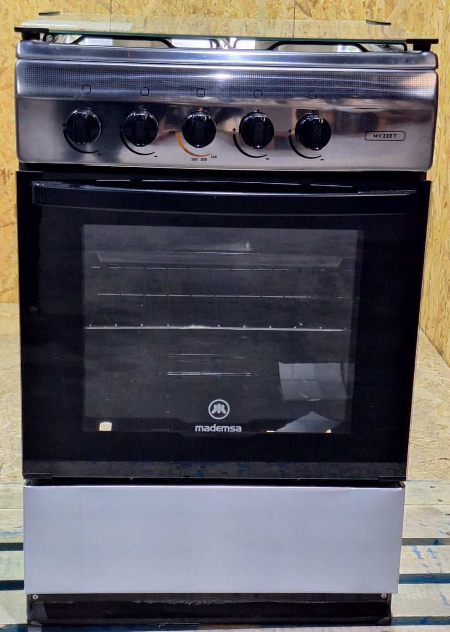 Cocina A Gas Licuado Mademsa 4 Quemadores Mv 220 T Silver