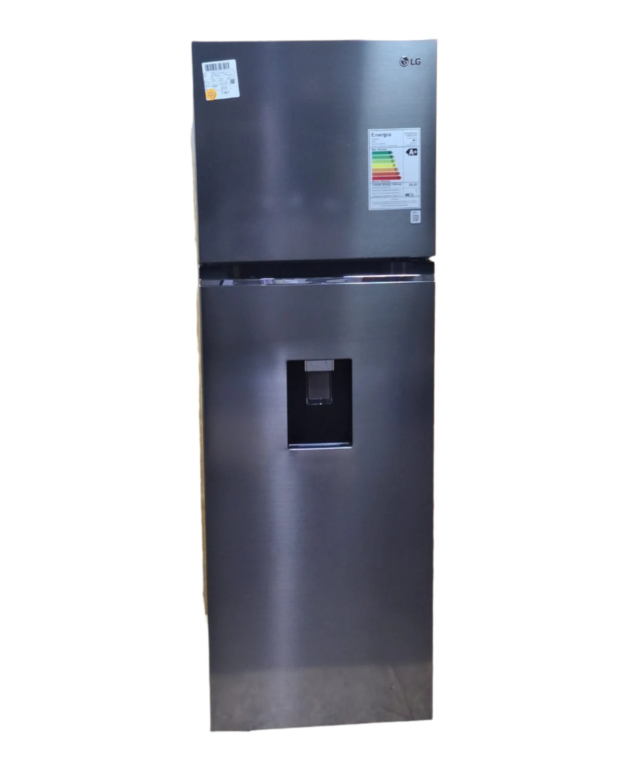 Refrigerador Congelador Lg Vt27Wpp Apzpecl Gris 262 Ltrs