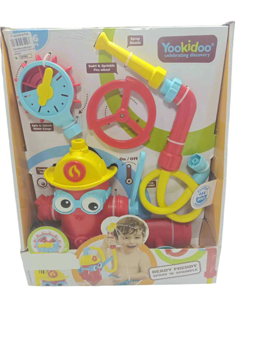 Juego De Accion Yookidoo Ready Freddy Spray N Sprinkle