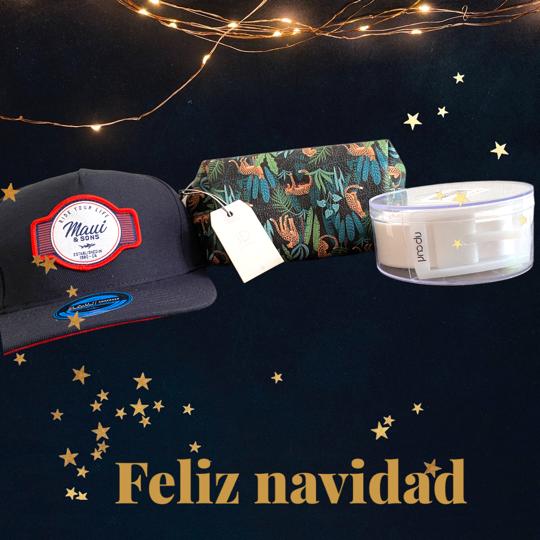 SET REGALO AMIGO SECRETO 8 JOCKEY MAUI / CINTURON RIP CURL / COSMETIQUERO ID 3