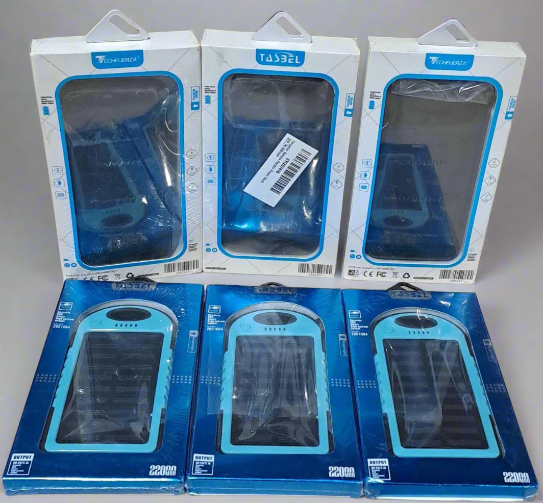 Pack Cargador Portatil Y Solar Tasbel + Tech Fuerza Z-081 +2601064 6 Unidad