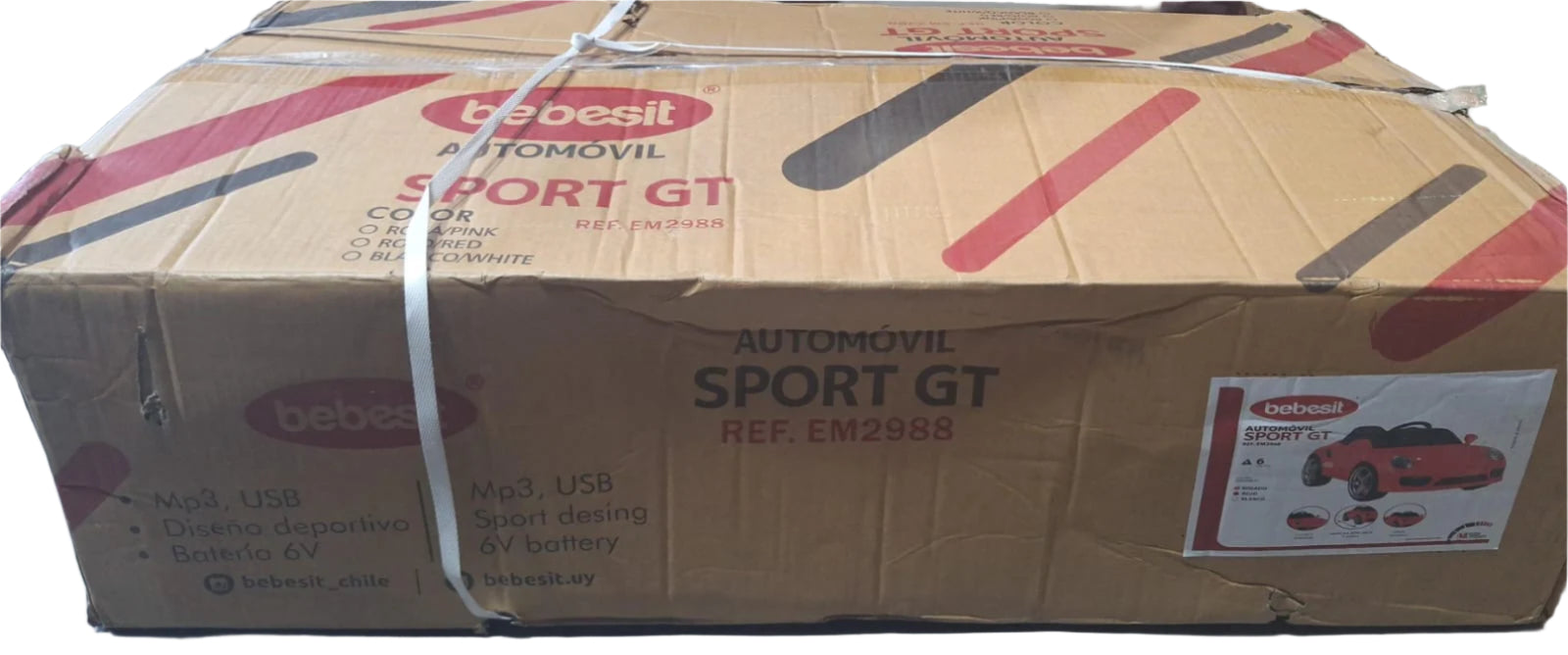 Vehiculo Cherokee 12V Bebesit Emh6699R Rojo