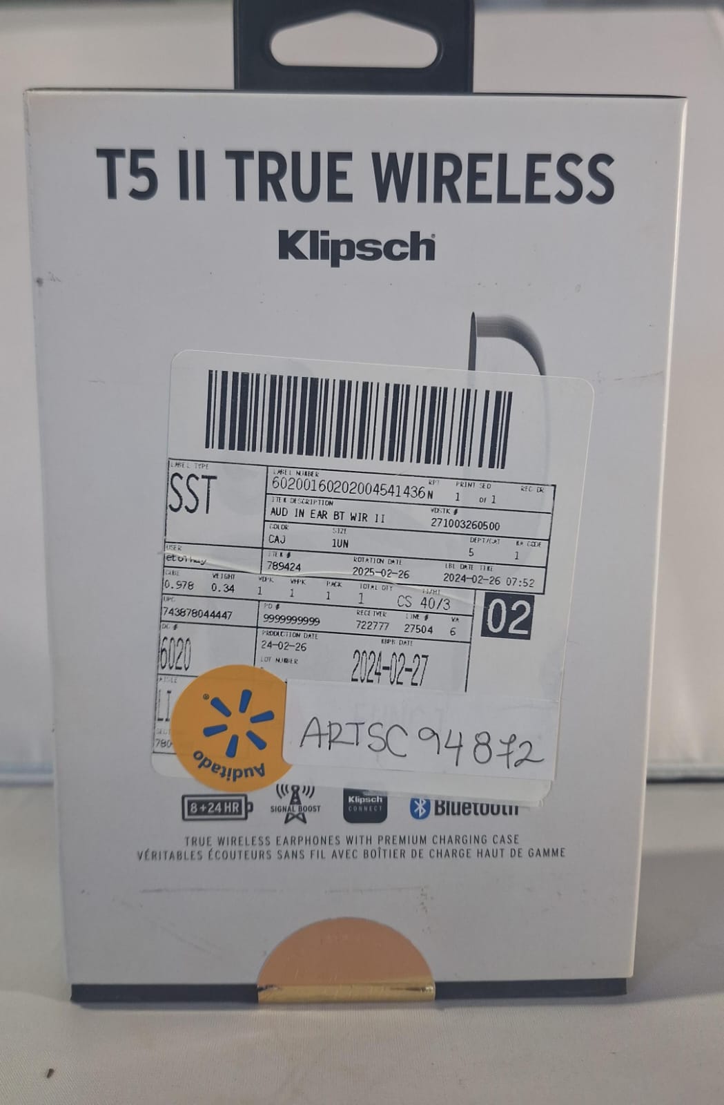 Audifonos Inalambricos Klipsch T5 Ii Tru Wireless Gris