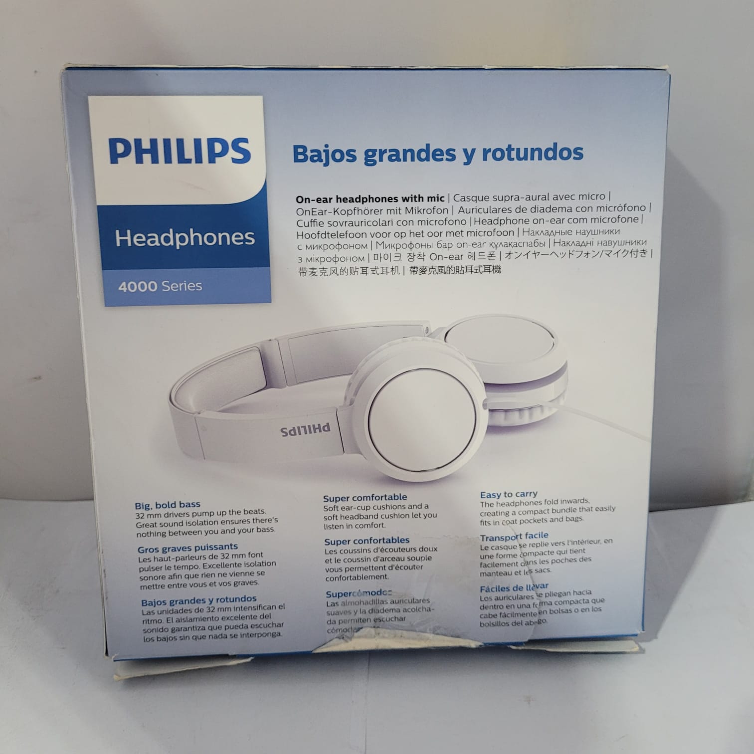 Audifonos Philips 4000Series Blanco [Openbox]