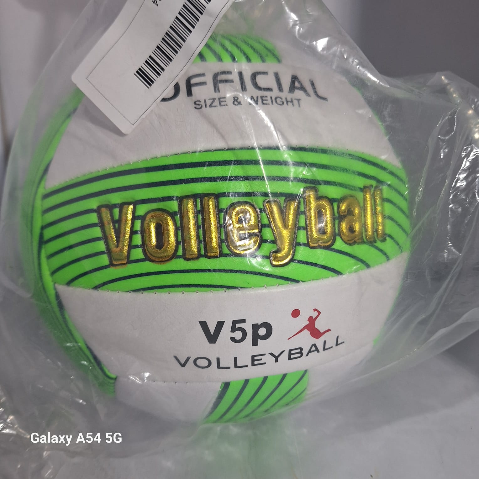 Pelota Official Volley Ball V5P Verde/Blanco [Openbox] [Ml2]
