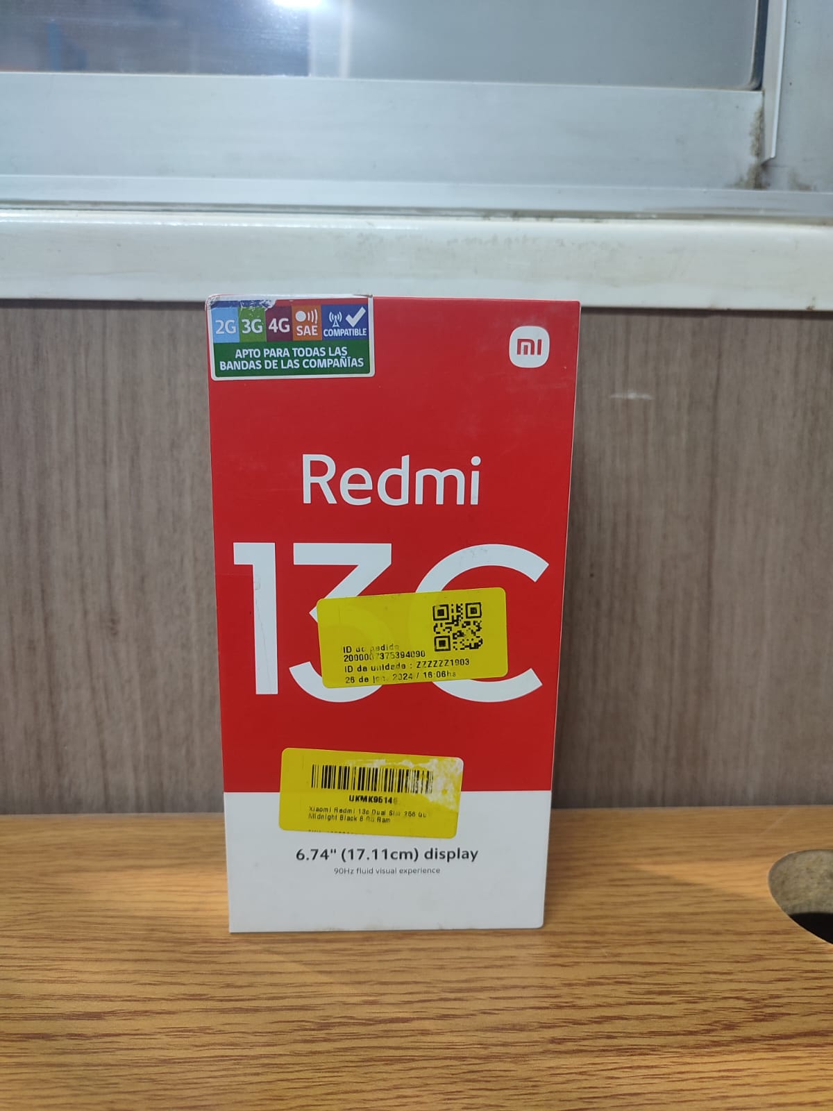 Celular Xiaomi Redmi 13C Midnight Black Ram: 8Gb / Rom: 256Gb [Openbox]