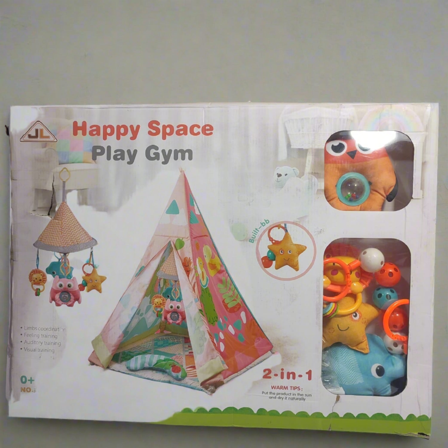 Gimnasio 2 En 1 Bebesit Happy Space Rosa