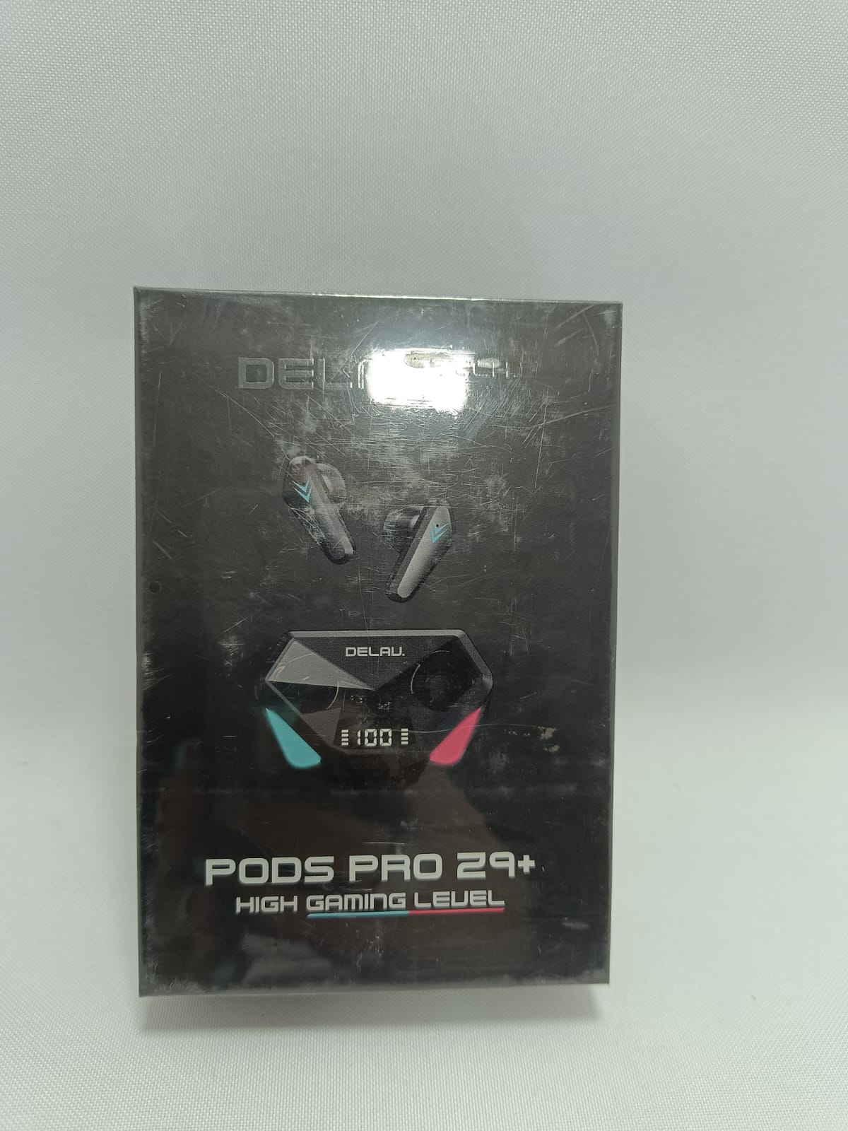 Audifonos  High Gaming Level Delautech Pods Pro  29+ Negro