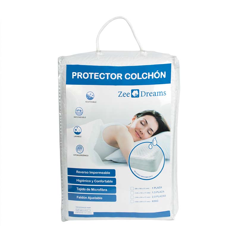 Cubre Colchón Impermeable 1.5 Plazas – Zee Dreams