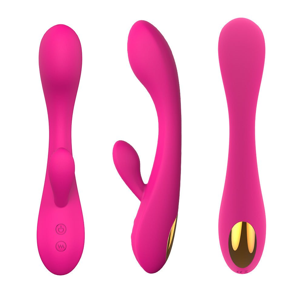 VIBRADOR DUAL BOOM S-HANDE SHD-S032 ROSADO