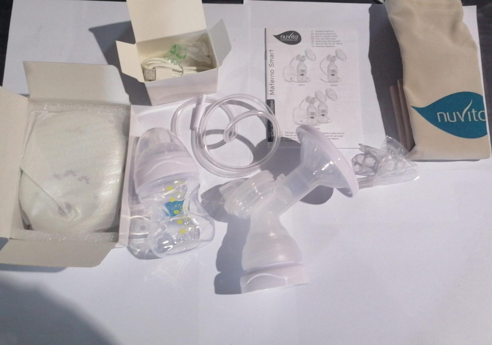 Extractor De Leche Materna Eléctrico Nuvita Smart 1287M Blanco