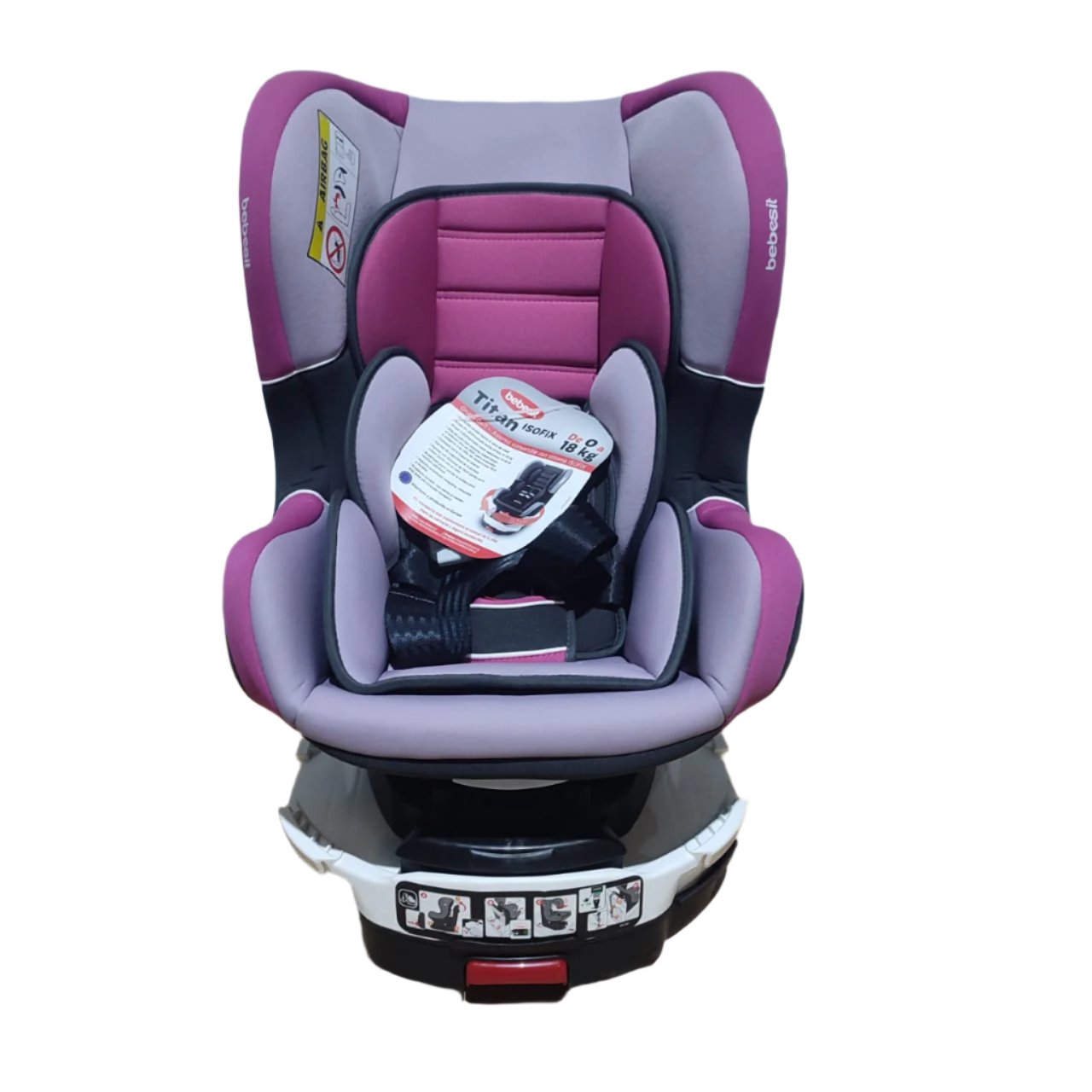 Silla De Auto Convertible Bebesit Titan Isofix D17 / D18 Purple 0 A 18Kg