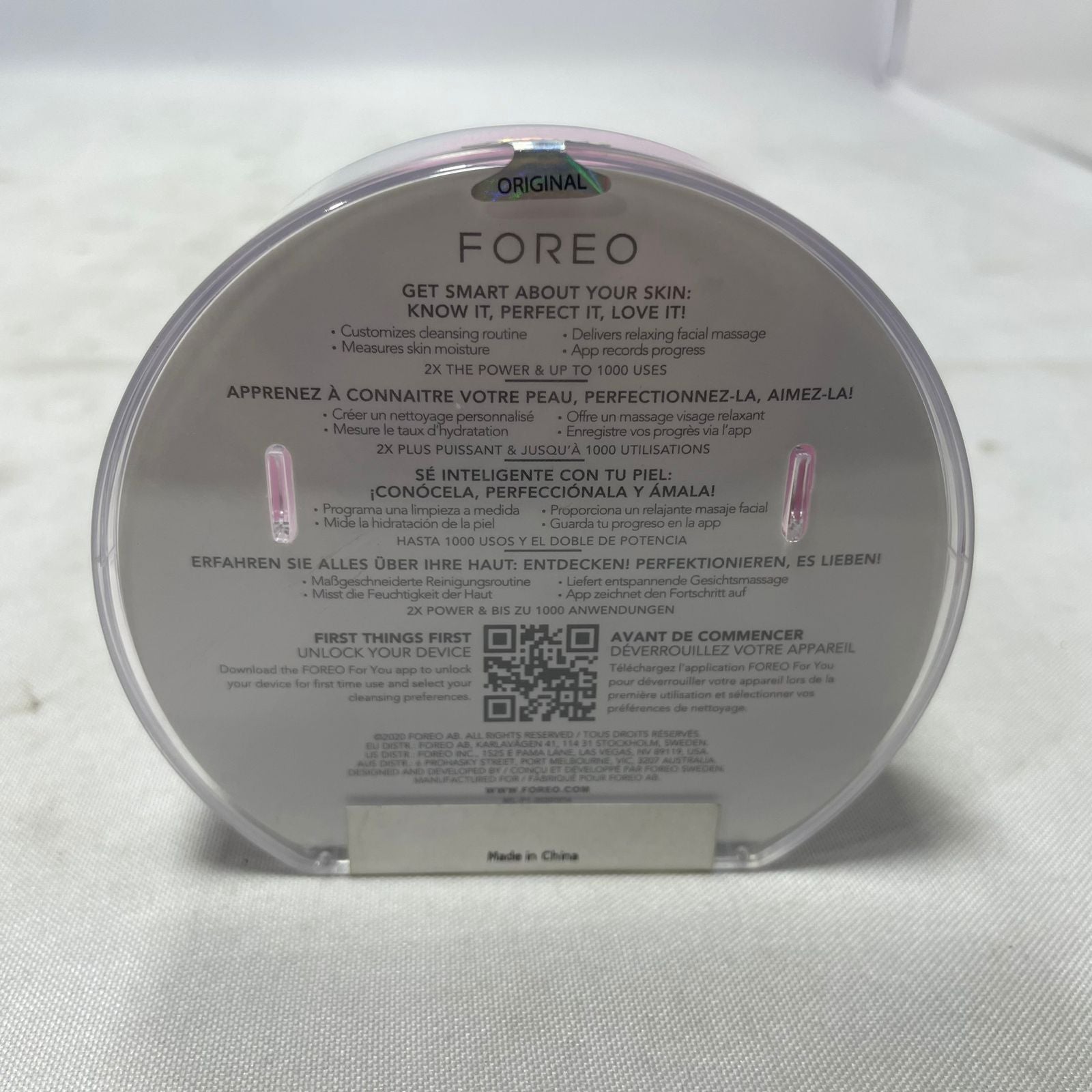 Limpiador Facial Foreo Luna Play Smart 2 Rosado