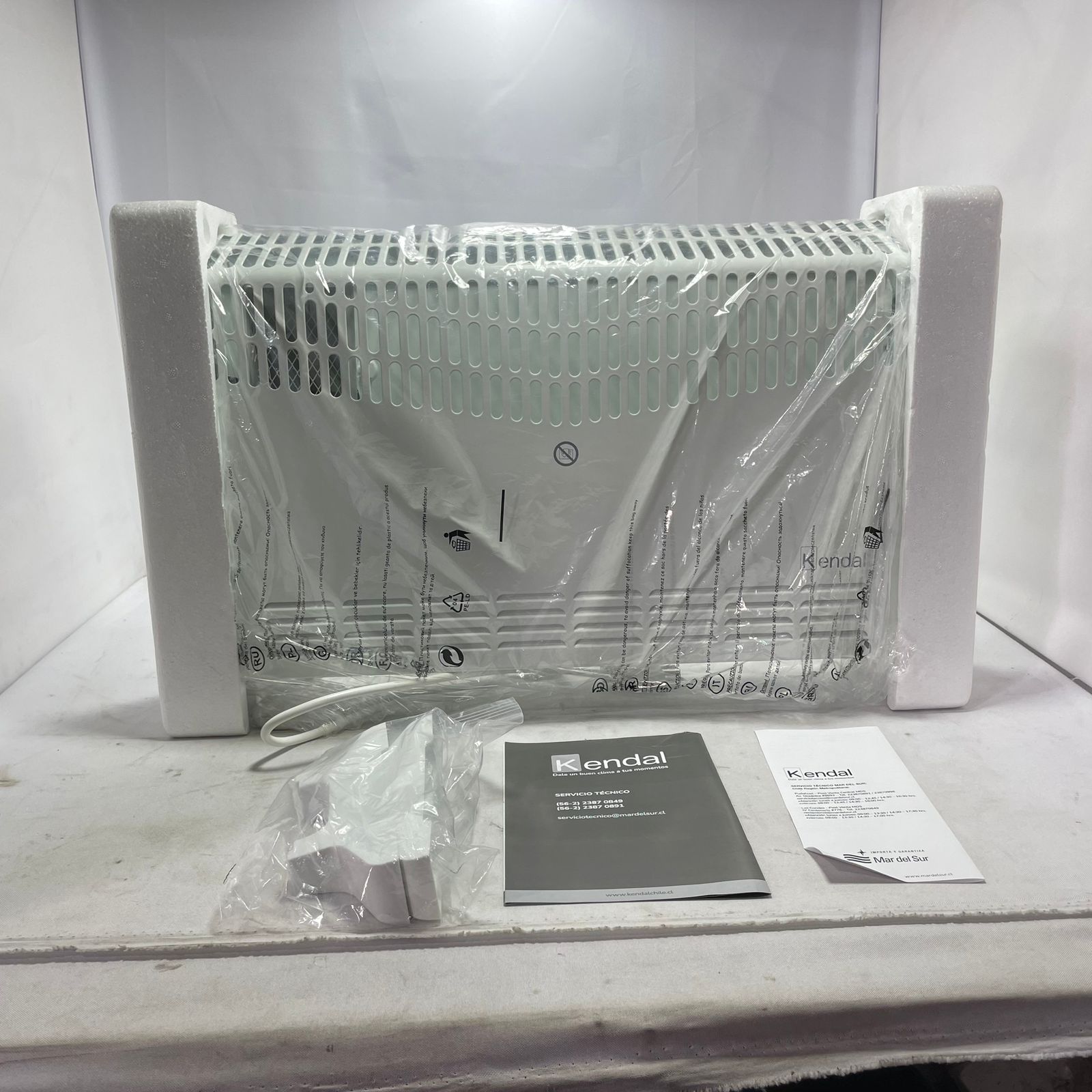 Convector Termostato Ajustable Kendal Kch-2020 Blanco