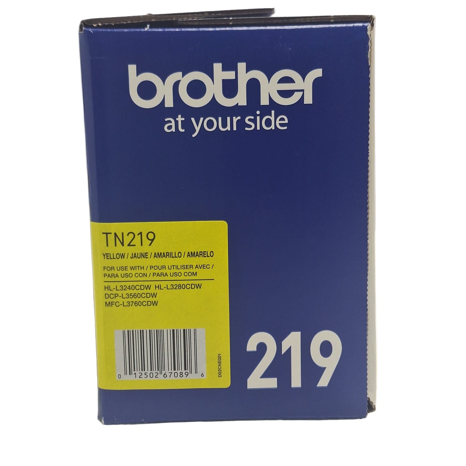 Cartucho de toner BROTHER TN 219 Amarillo