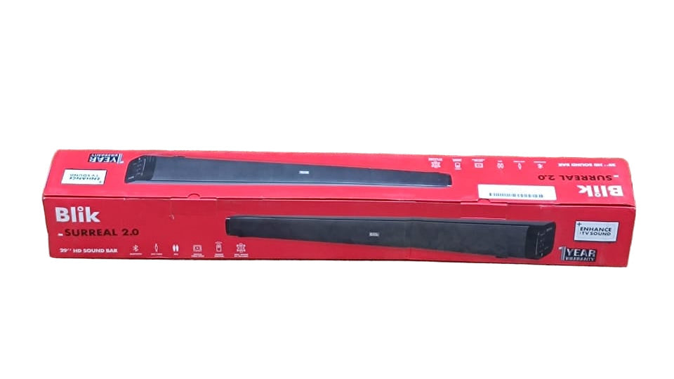 SOUNDBAR BLIK SURREAL 2.0 NEGRO 29"