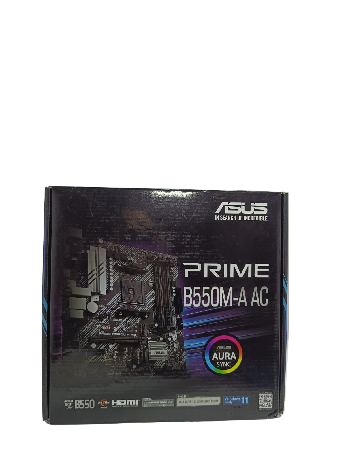 Placa Madre Asus Prime A520m-K / Amd Ryzen Micro Atx Negro