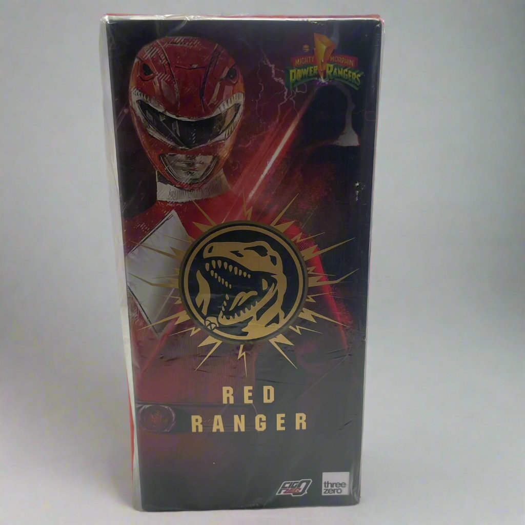 FIGURA DE COLECCION THREEZERO POWER RANGERS  RED RANGER