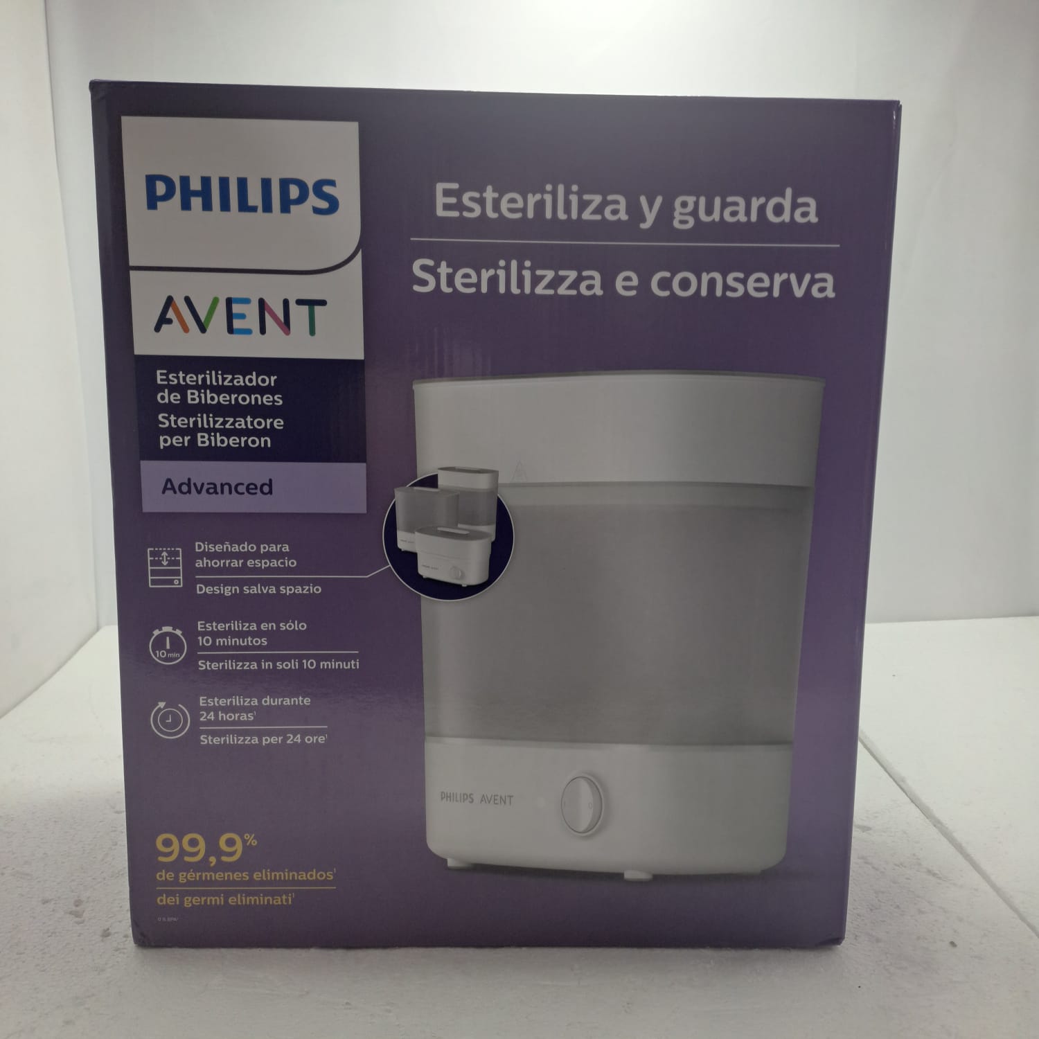 ESTERILIZADOR DE BIBERONES PHILIPS ADVANCED SCF291/00