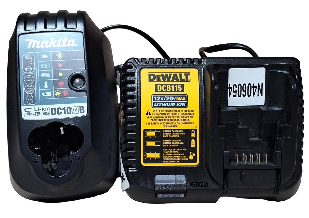 Pack 1 Cargador 12V Batería De Tubo+1 Cargador Dcb115 Lithium Ion Thakita + Dewalt Dc10Wb 12V 2 Unidad