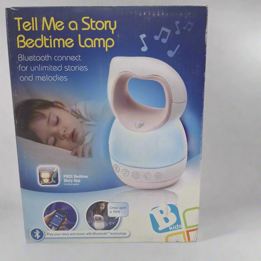 Lampara Nocturna Para Bebes B Kids Tell Me A Story Bedtime Lamp Blanco-Rosa