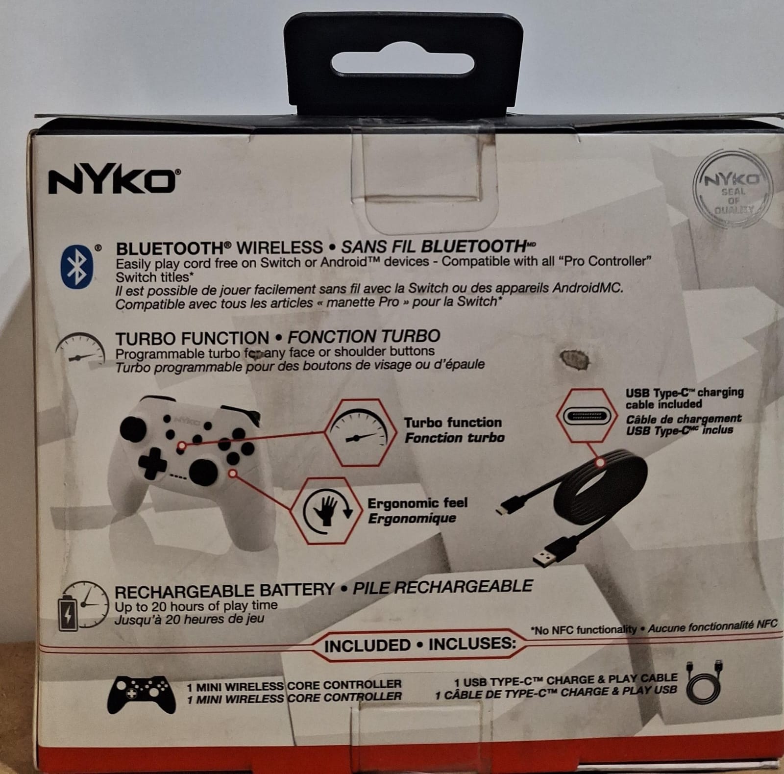 Control Switch Nyko 87283-T83 Blanco