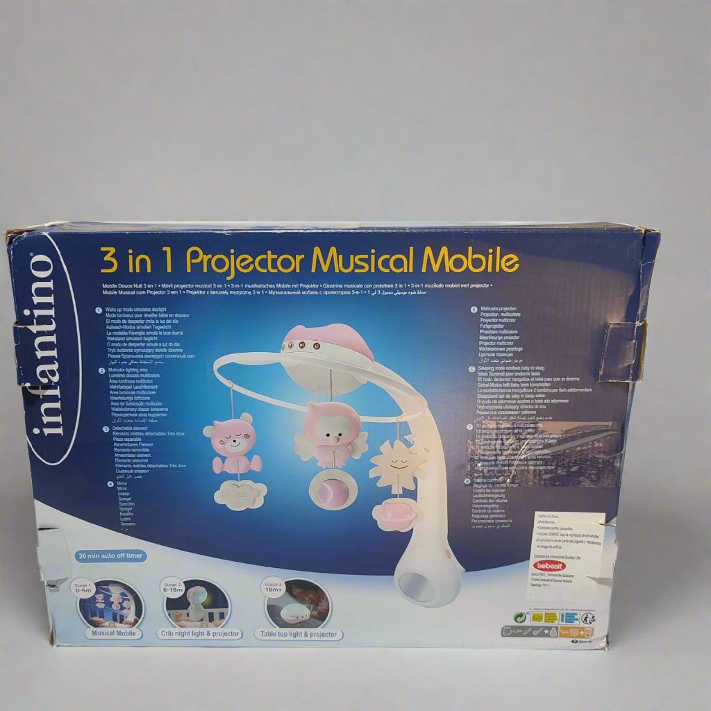 Movil Proyector 3 En 1 Infantino Douce Nuit 1