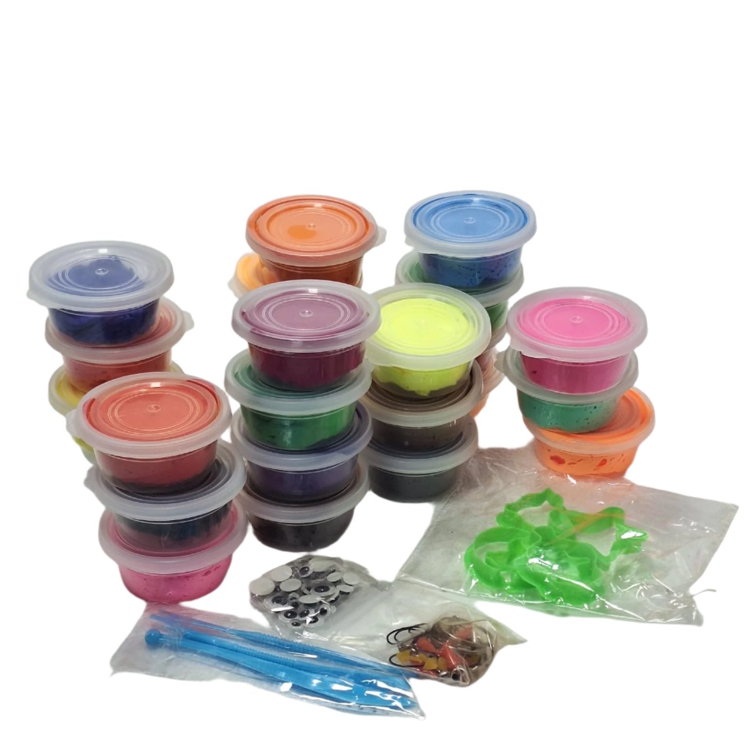 Set Play-Doy 25 Colores Generico Diy Slime Kit 6+