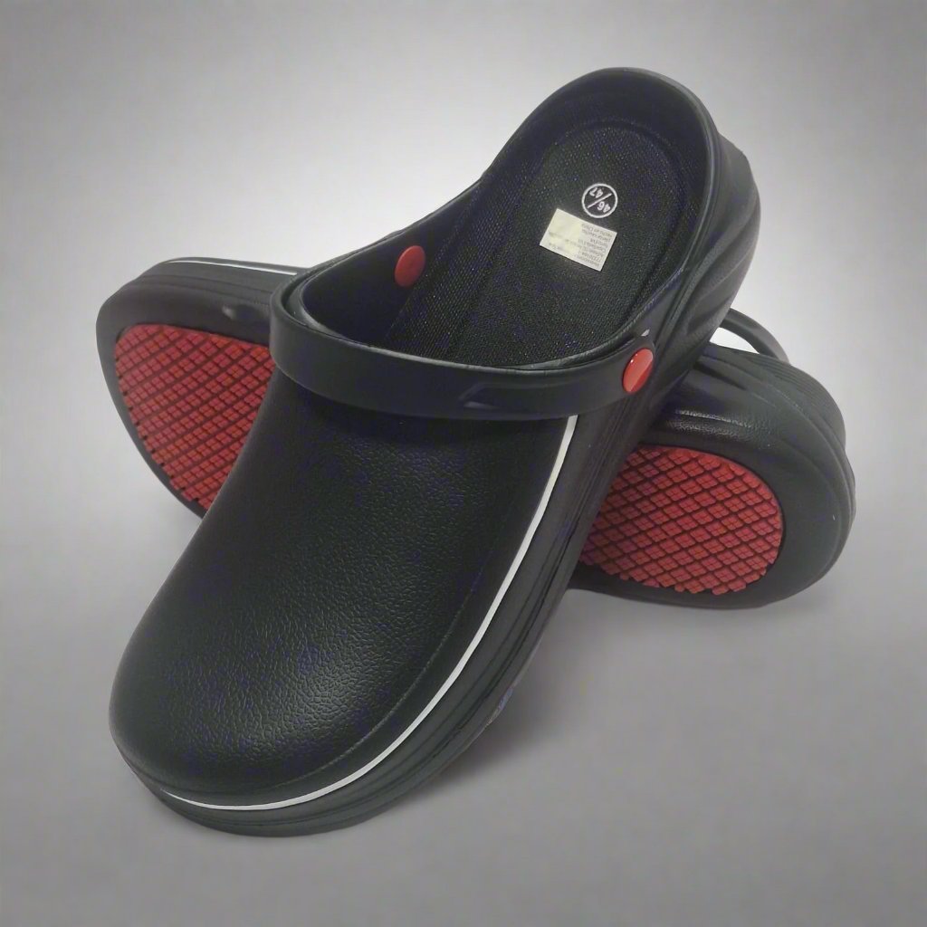 Zapatos De Seguridad De Cocina M-Boya Chef Negro Unisex