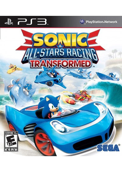 Juego consola ps3 sonic and all-stars racing transformed